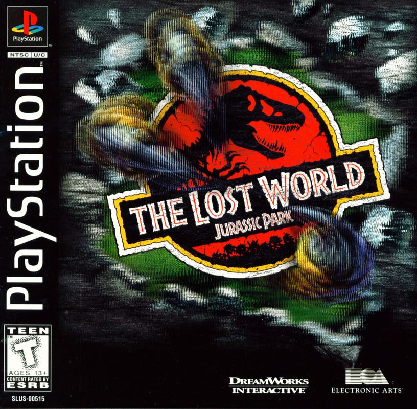 Lost World Jurassic Park box art for Playstation